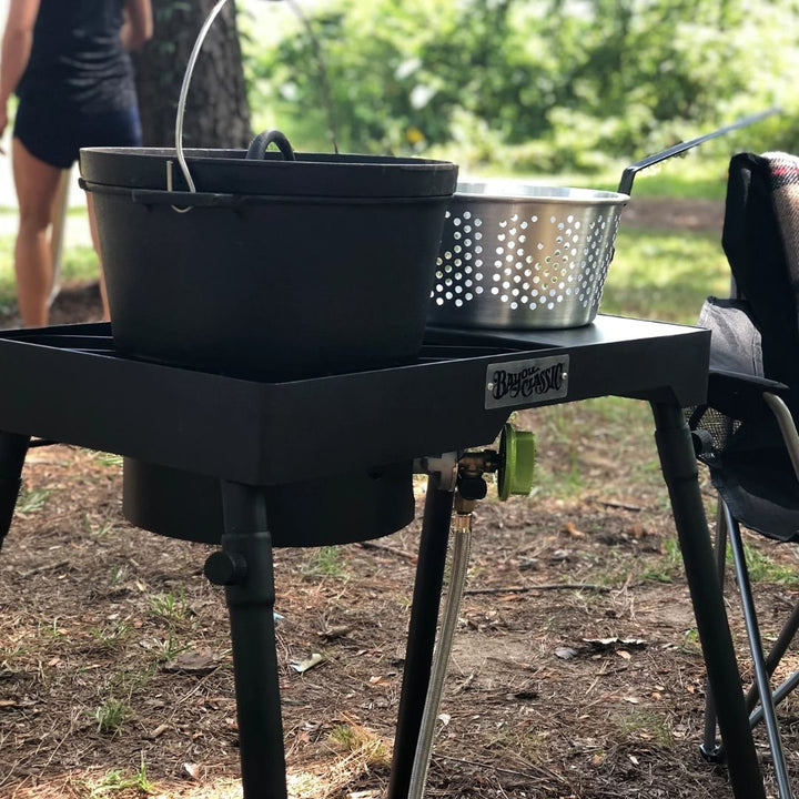 Bayou Cast Iron Dutch Ovens with Fry Baskets