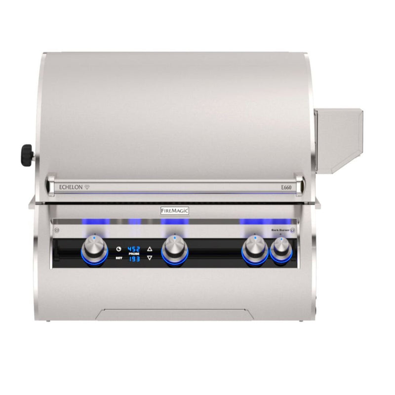 FireMagic Echelon E660i Built-In 30" Grill With Digital Thermometer