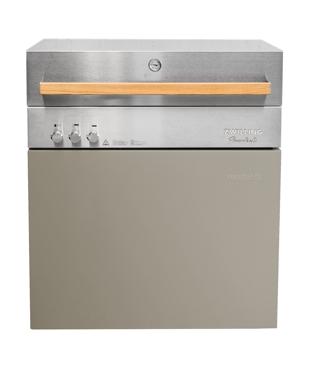 Flammkraft Model D Propane Gas Grill - Taupe - 1029541