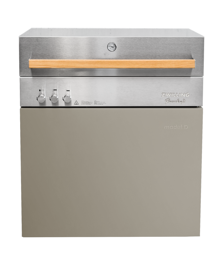 Flammkraft Model D Propane Gas Grill - Taupe - 1029541