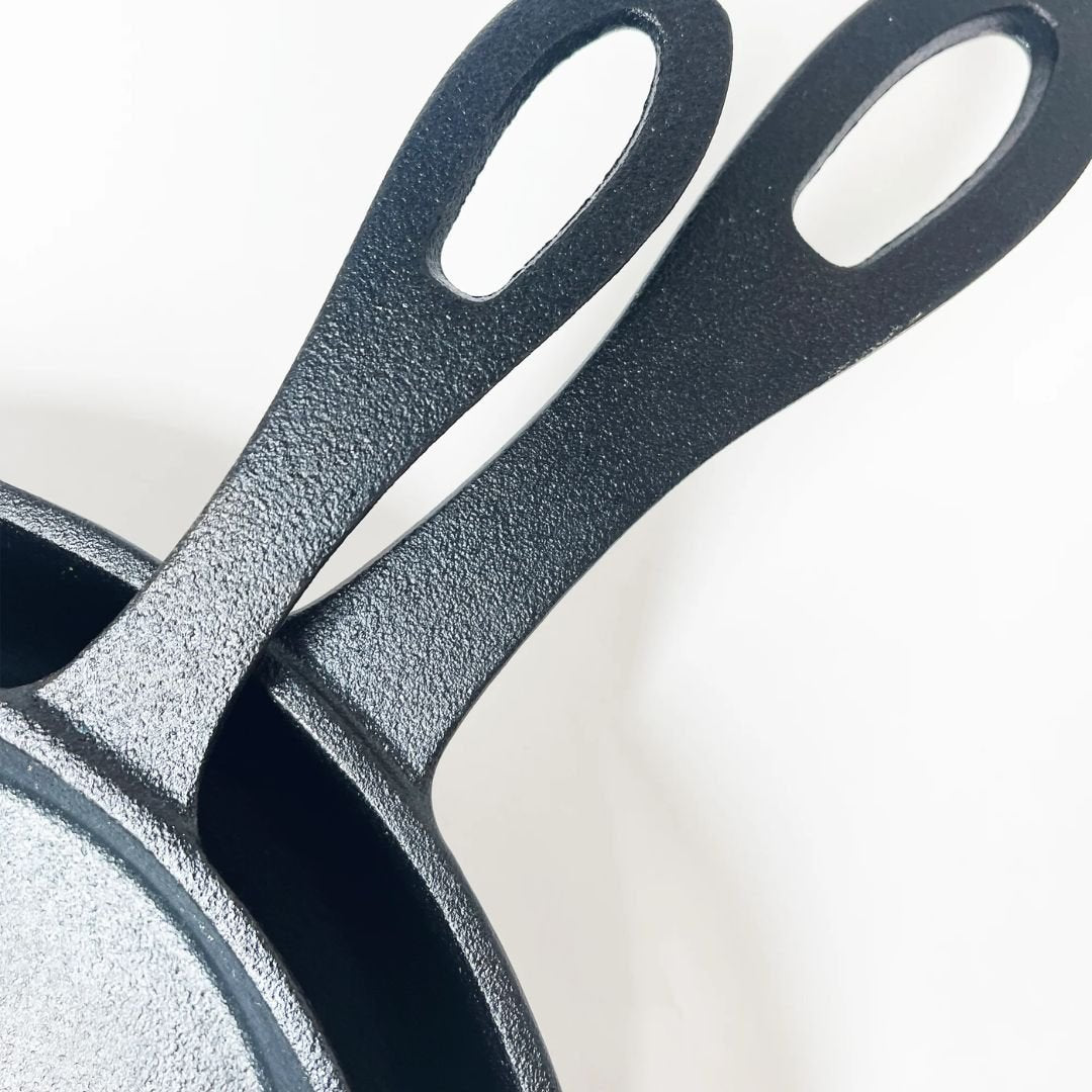 Bayou 8-in and 10-in Cast Iron Skillet Set