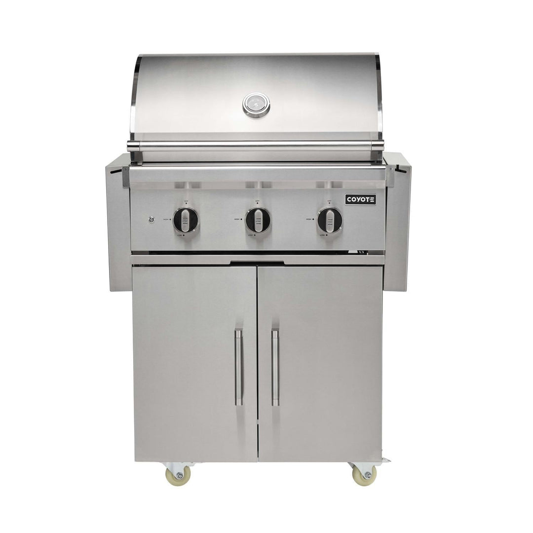 Coyote C-Series 30-in 3-Burner Freestanding Gas Grill - C3C30-FS