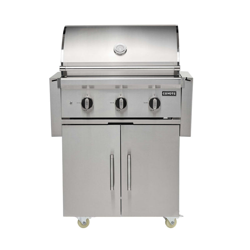Coyote C-Series 30-in 3-Burner Freestanding Gas Grill - C3C30-FS