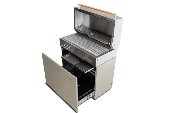 Flammkraft Model D Propane Gas Grill - Taupe - 1029541