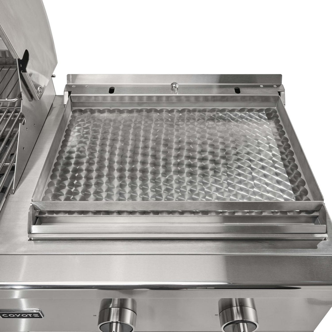 Coyote 50-in Built-In Gas Grill / Flat Top Combo - C3CO50