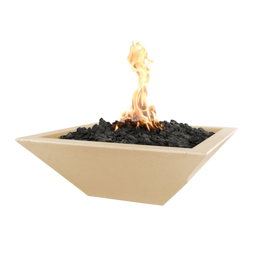 The Outdoor Plus Natural Gas Maya Fire Bowl – GFRC Concrete