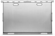 Metallic rectangular object with a reflective surface