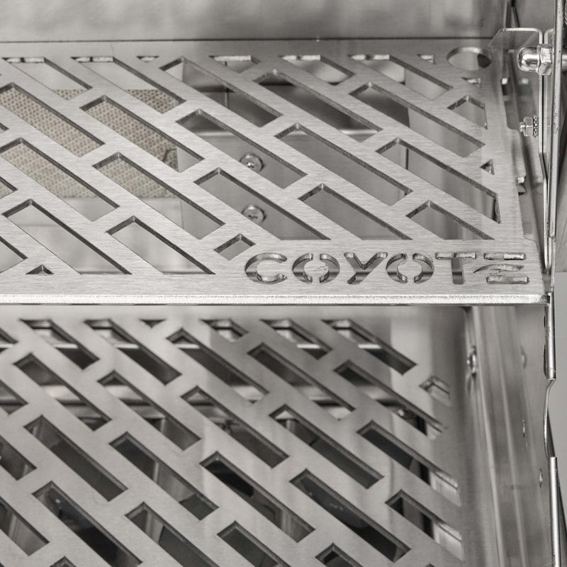 Coyote SL-Series 30-in 2-Burner Built-In Grill w/ Sear Burner, Rotisserie, & Safety Valve - C3SL30