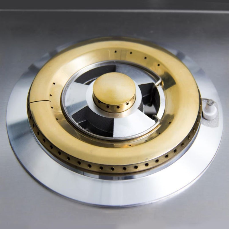 Blaze Premium LTE Built-In Gas Stainless Steel Double Side Burner With Lid - BLZ-SB2LTE