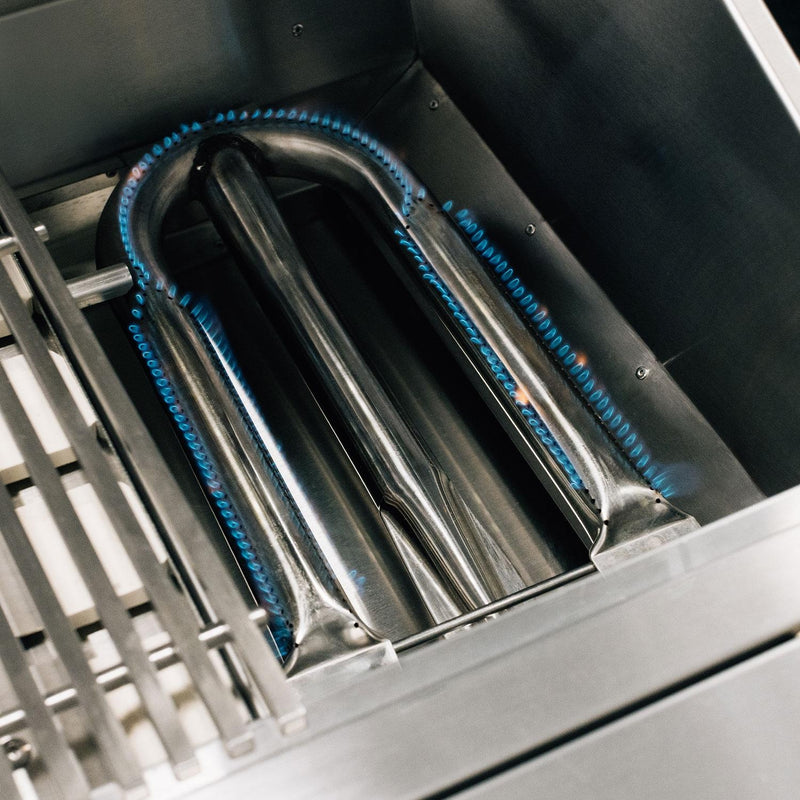 Summerset Quest 42-in 3 Burner Built-In Gas Grill w/ Rear Infrared Burner, Rotisserie Kit, & Drop-In Griddle Plate - QST42-LP