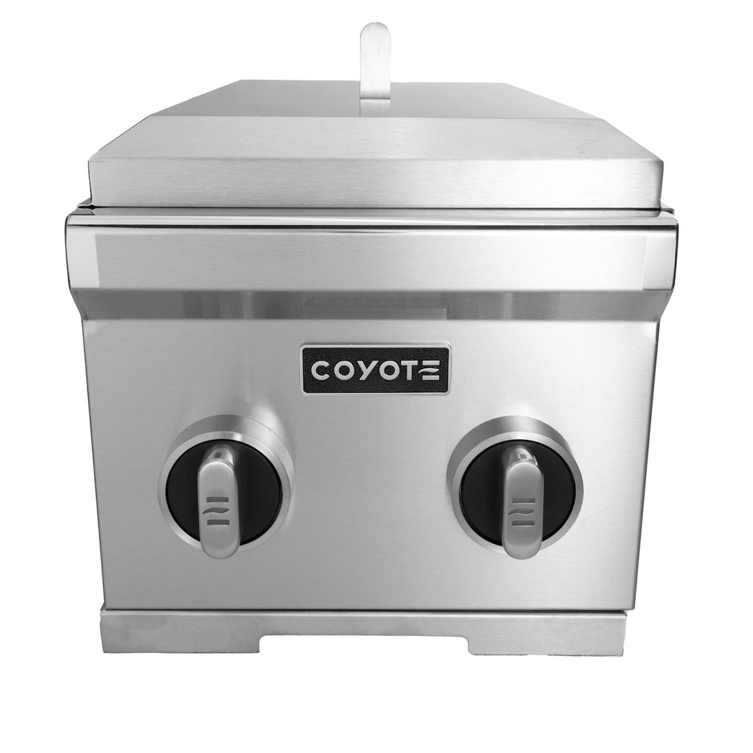 Coyote 12 Inch Built-In Gas Double Side Burner - C3DB