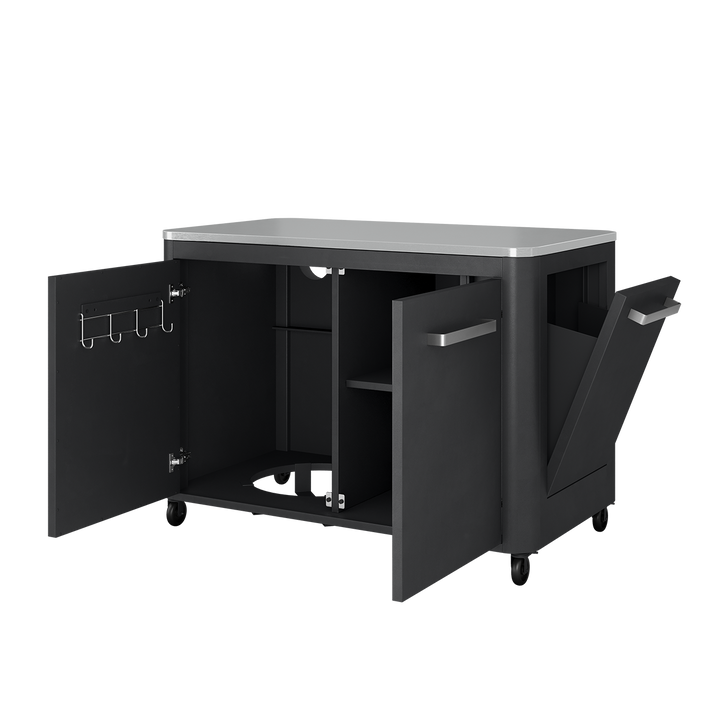 Schwank Grill + Modern Grill Table (Large) + Cover