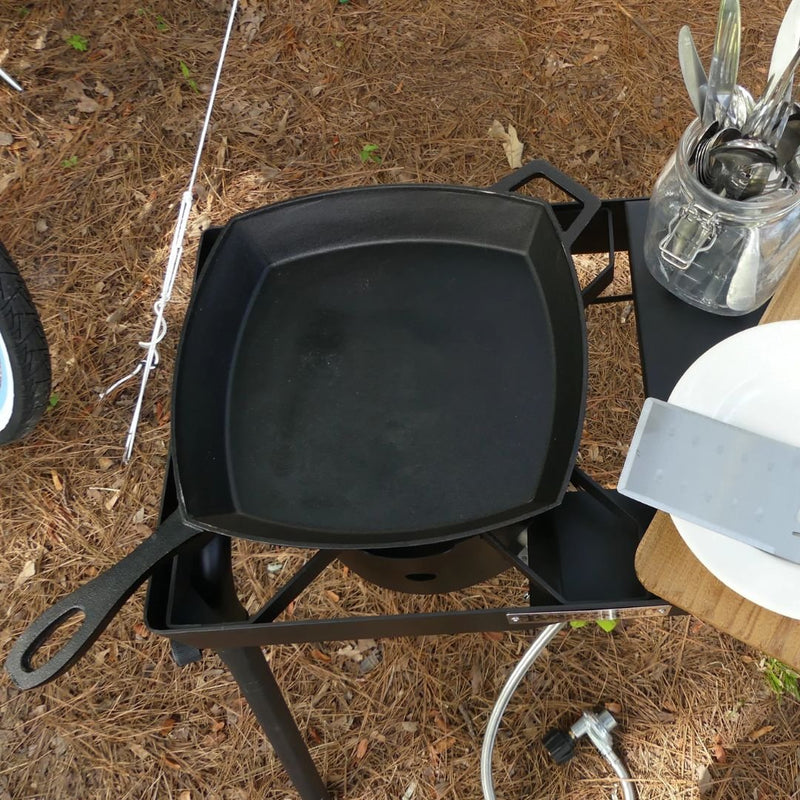 Bayou 12-in Square Cast Iron Skillet - 7433