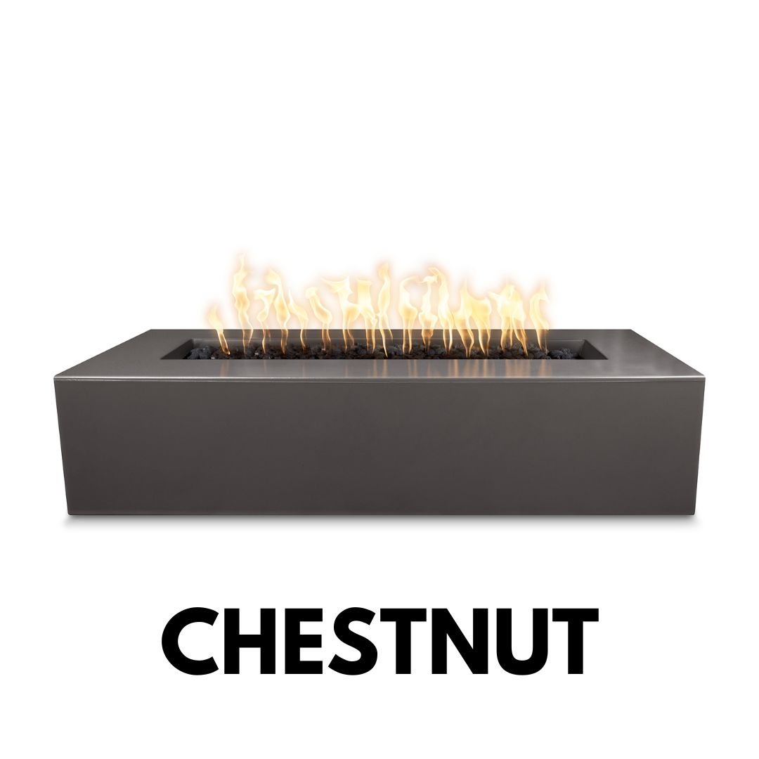 The Outdoor Plus Regal Fire Pit 48" in GFRC Concrete