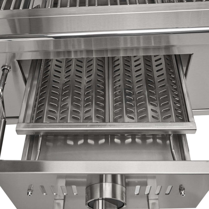 Coyote 50-in Built-In Gas / Charcoal Grill - C3HY50