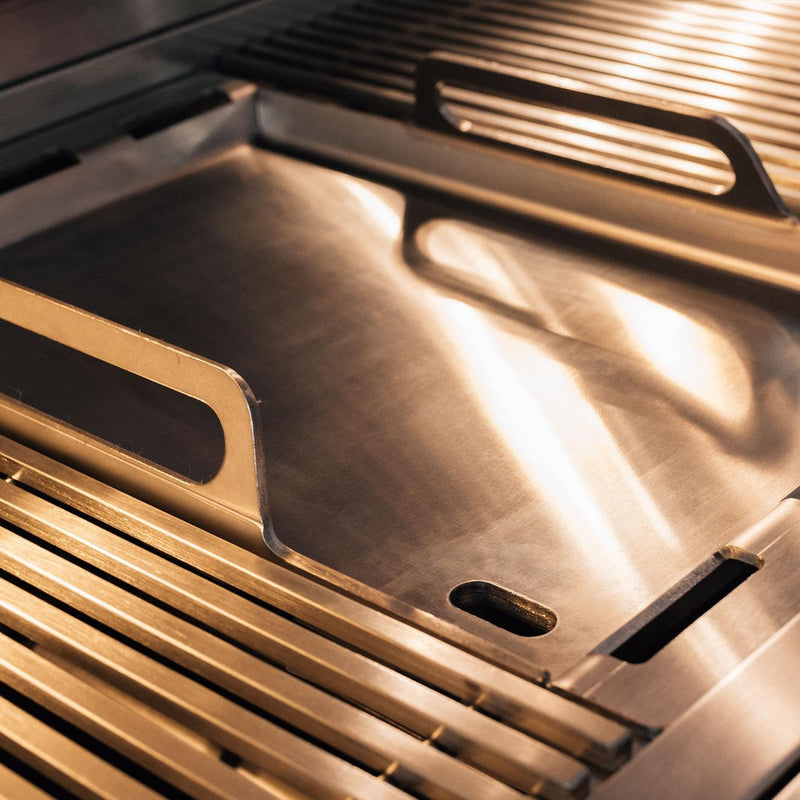 Summerset Quest 42-in 3 Burner Built-In Gas Grill w/ Rear Infrared Burner, Rotisserie Kit, & Drop-In Griddle Plate - QST42-LP