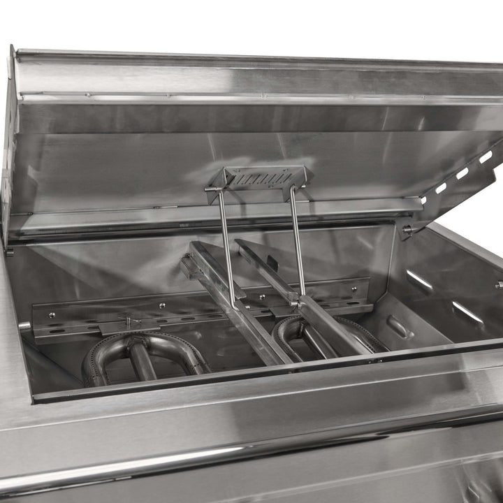 Coyote 50-in Built-In Gas Grill / Flat Top Combo - C3CO50