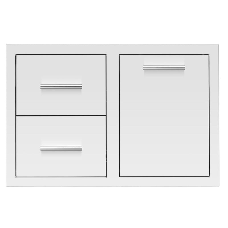 Summerset 33 Inch 2-Drawer & LP Tank Pullout Drawer Combo - DC2-33LP