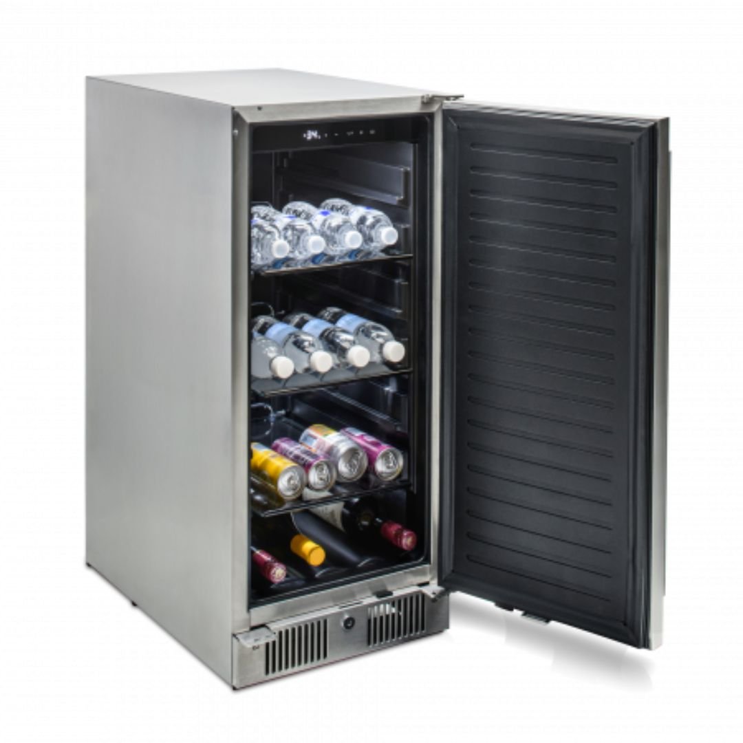 Blaze 15-Inch 3.2 Cu. Ft. Outdoor Rated Compact Refrigerator - BLZ-SSRF-15