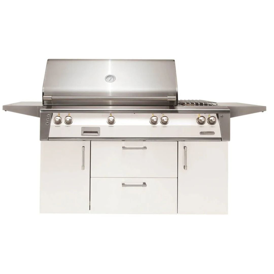 Alfresco 56" Deluxe Cart Grill with Sear Zone - ALXE-56SZC