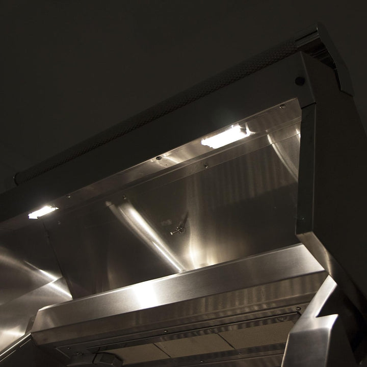 Hestan 30-Inch Gas Grill w/ Rotisserie On Double Door Tower Cart