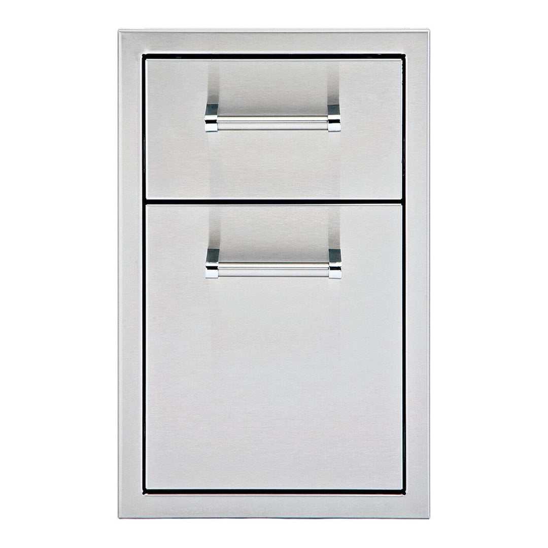 Delta Heat 13-Inch Stainless Steel Double Access Drawer - DHSD132-B