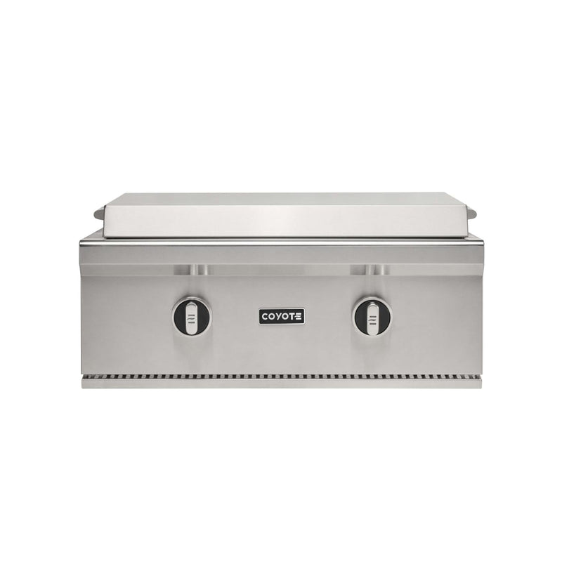 Coyote 30-in Built-In Gas Flat Top Grill - C3FTG30