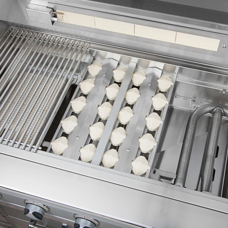 Delta Heat 38-Inch 3-Burner Built-In Gas Grill with Sear Zone & Infrared Rotisserie Burner