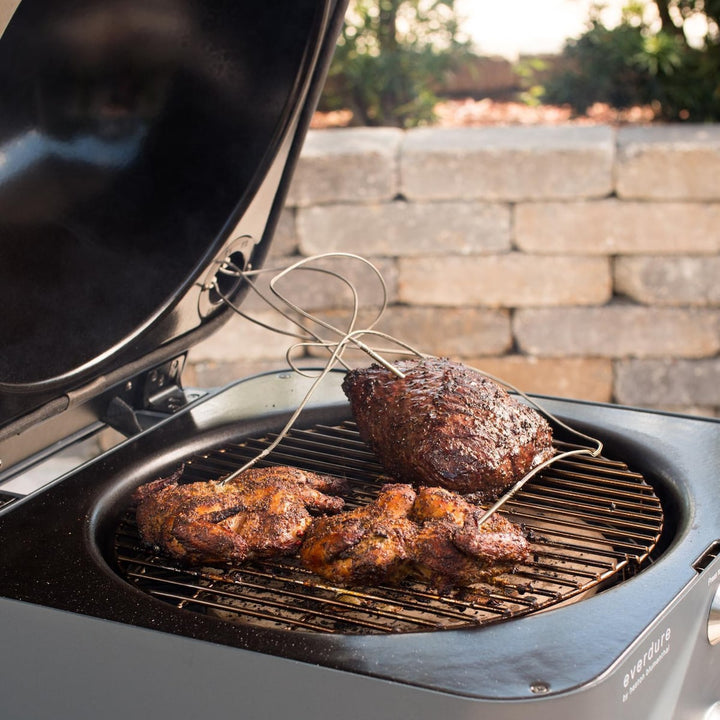 Everdure 4K 21-Inch Charcoal Grill & Smoker - HBCE4KBUS