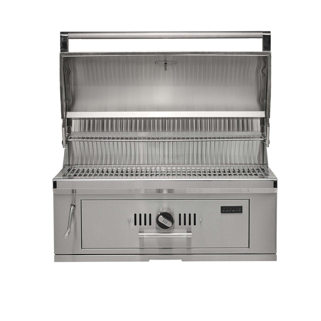 Coyote 36-in Built-In Charcoal Grill - C3CH36