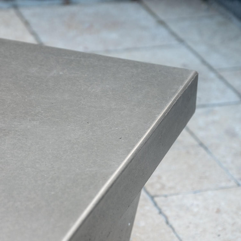 American Fyre Designs Contempo 52 Inch Rectangular GFRC Natural Gas Fire Pit Table in Smoke