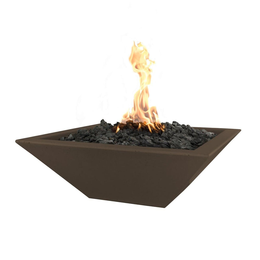 The Outdoor Plus Natural Gas Maya Fire Bowl – GFRC Concrete