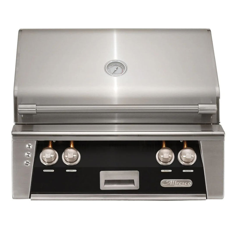 Alfresco 30″ Built-In Luxury Grill w/ Two Burners & Rotisserie -ALXE-30-LP(NG)
