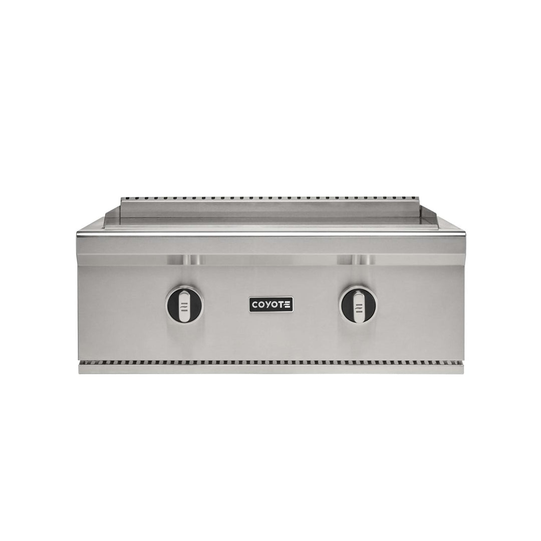 Coyote 30-in Built-In Gas Flat Top Grill - C3FTG30