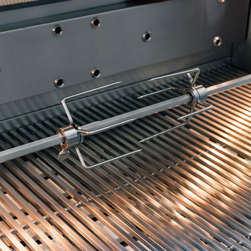 Summerset Quest 42-in 3 Burner Built-In Gas Grill w/ Rear Infrared Burner, Rotisserie Kit, & Drop-In Griddle Plate - QST42-LP