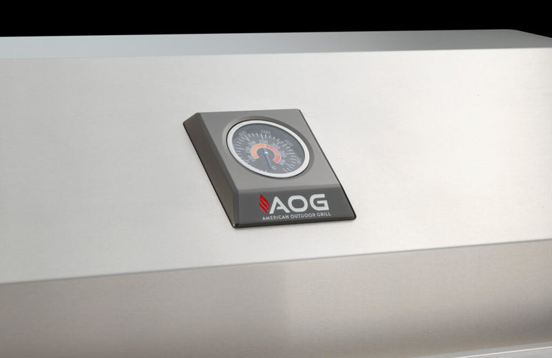 American Outdoor Grill 36-in 4-Burner L-Series Built-In Natural Gas Grill with Lights and Rotisserie - AOG36LN(P)