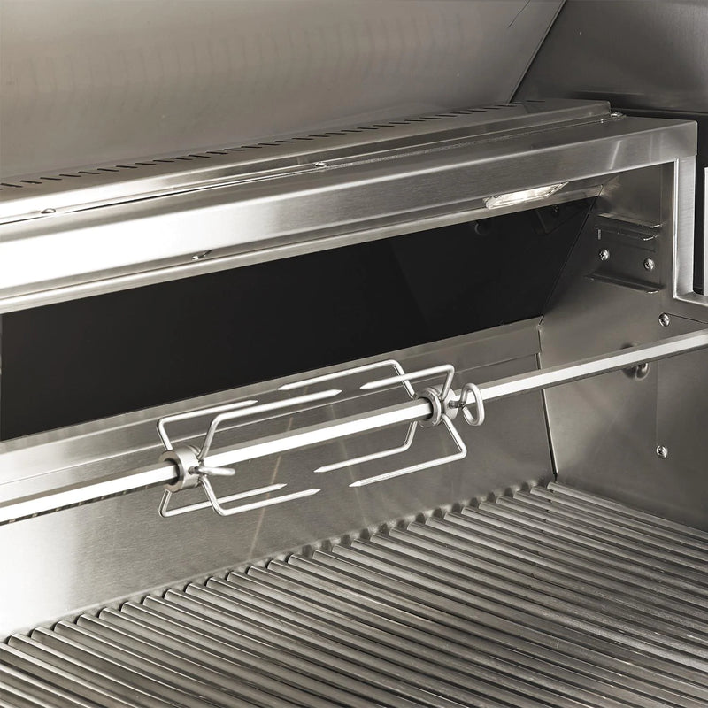 Twin Eagles Eagle One 42-Inch 3-Burner Gas Grill with Sear Zone & Infrared Rotisserie Burner On Deluxe Cart - TE1BQ42RS-N(L) + TEGB42SD-B