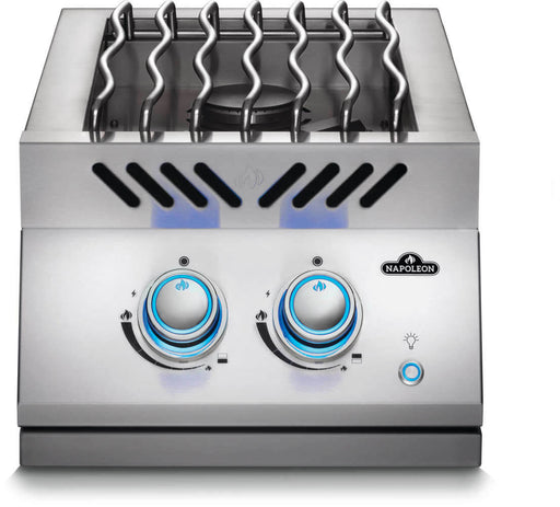 Napoleon gas stove with four burners on a white background