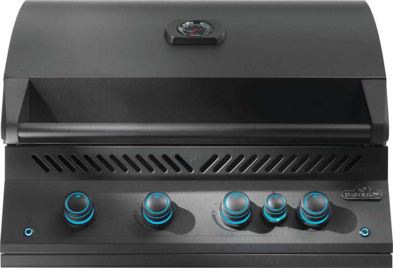 Napoleon Built-In 700 Series 32-Inch Propane Grill w/ Infrared Rear Burner & Rotisserie Kit - Matte Black - BIG32RBPMK-1