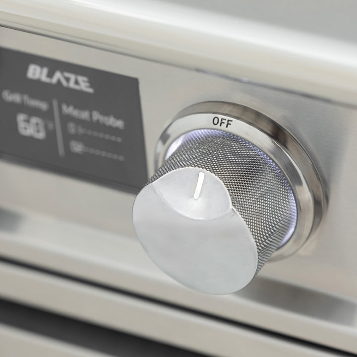 Blaze LTE PRO 32-Inch 4-Burner Built-in Gas Grill w/ Digital Temperature Screen & Rear Infrared Burner - BLZ-4LTEPRO-NG(LP)