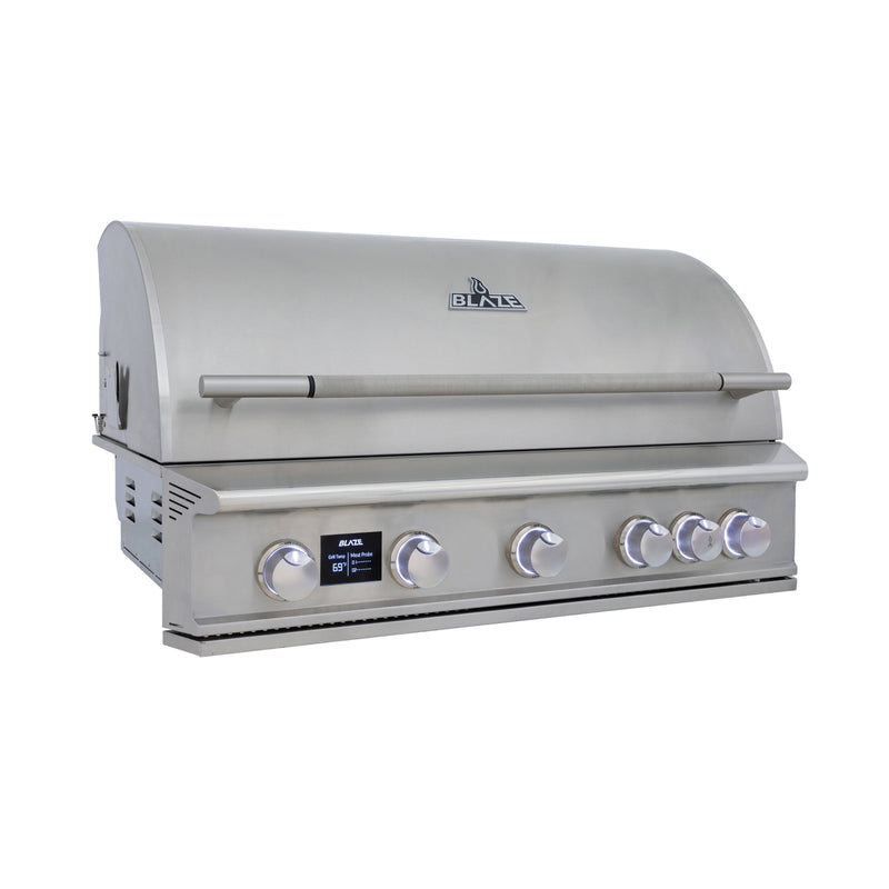Blaze LTE PRO 40-Inch 5-Burner Built-in Gas Grill w/ Digital Temperature Screen & Rear Infrared Burner - BLZ-5LTEPRO-LP(NG)