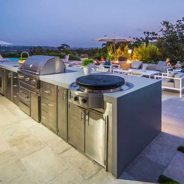 Evo Affinity 30G Outdoor Gas Built-in Flattop Griddle - 10-0055-NG/LP