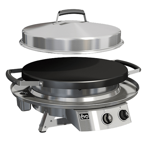 Evo Professional Tabletop Flattop Gas Grill - 10-0021-NG/LP