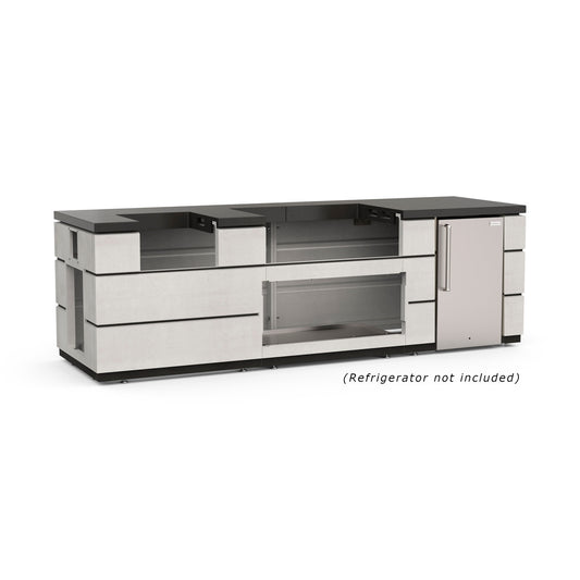 Fire Magic Contemporary Pre-Fab Island System (35" x 115")