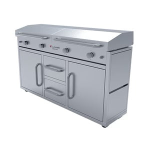 The Grand Texan Freestanding Gas Griddle - GFE160 CK / 2 GFLID 75
