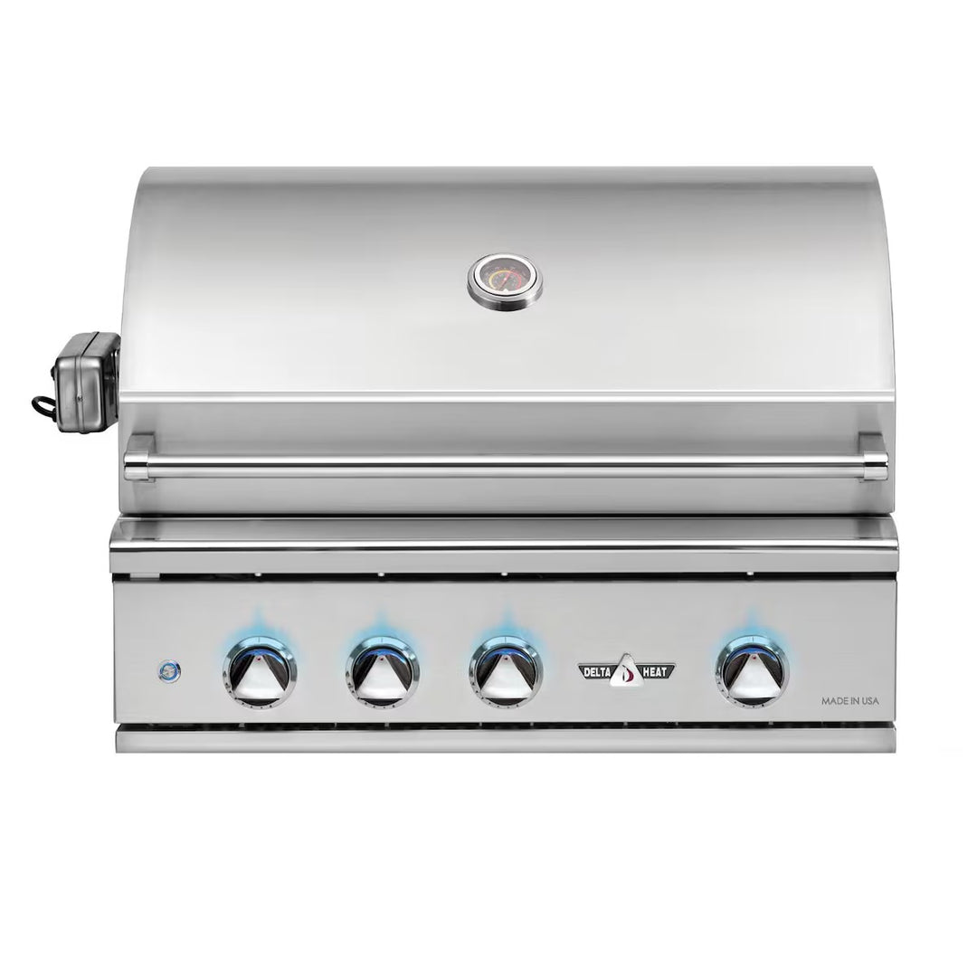 Delta Heat 32-Inch 3-Burner Built-In Gas Grill - DHBQ32