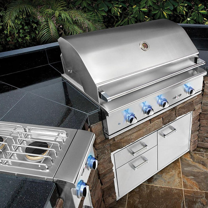 Delta Heat 32-Inch 3-Burner Built-In Gas Grill - DHBQ32