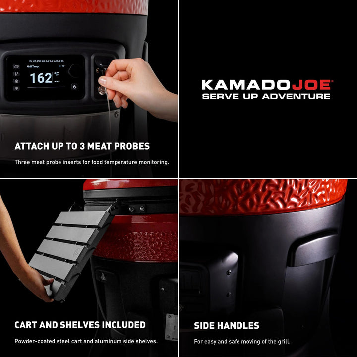 Kamado Joe Big Joe Konnected Joe Digital Charcoal Grill & Smoker - KJ15042425