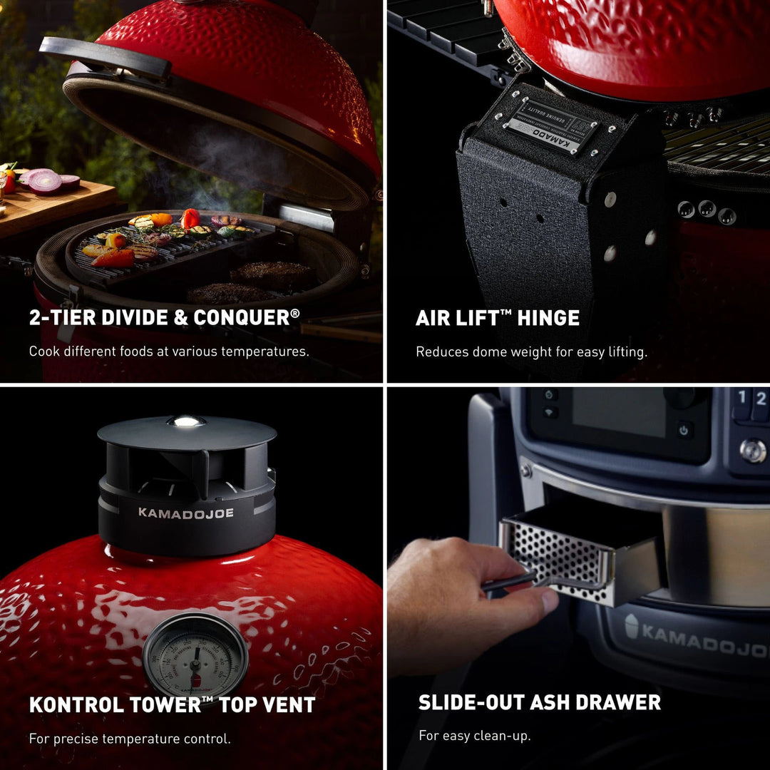 Kamado Joe Big Joe Konnected Joe Digital Charcoal Grill & Smoker - KJ15042425