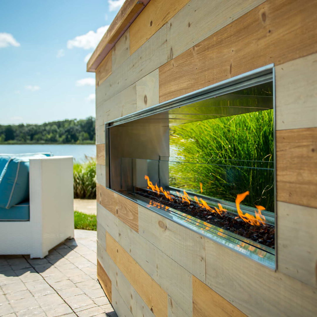 Firegear Kalea Bay Outdoor Linear Natural Gas Fireplace
